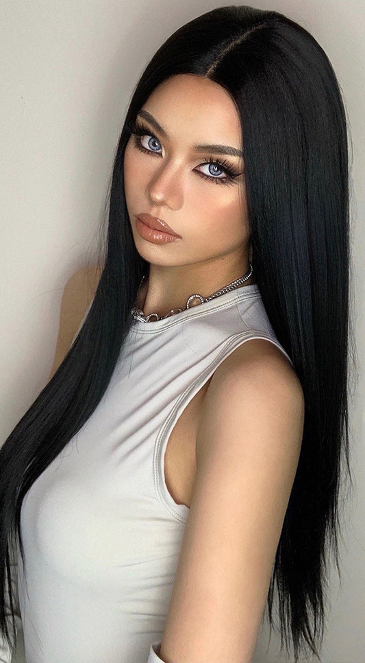 Big Wave Lace Wig with Pick-Dye Highlights – Fashionable Curly Hair