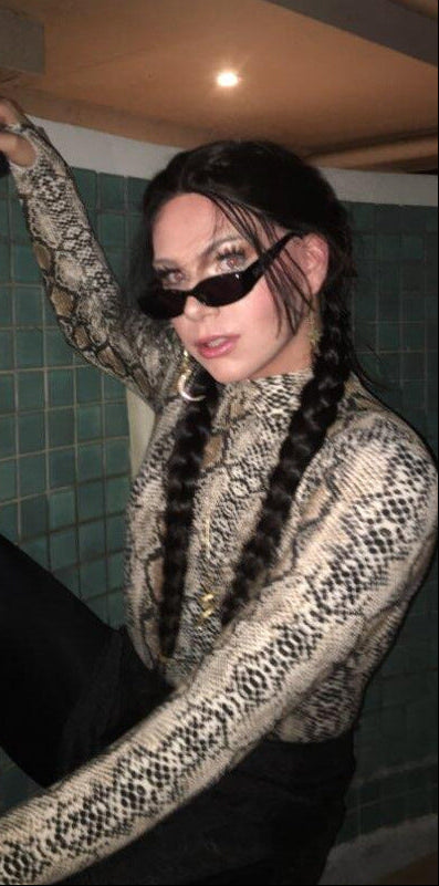 Black Braid Front Lace Wig - Long Straight Hair with Baby Hair, High-Temperature Fiber