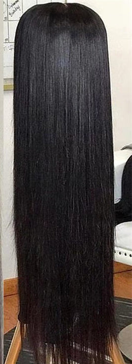 Buy Women's Fashion Simple Human Hair Straight Wig – 18 to 30 Inches3