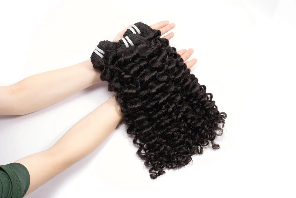 Raw Hair Premium One Donor 3 Bundle Deal Jerry curl