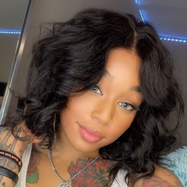 Casual Front Lace Wig – Real Hair for Women’s Fashion1