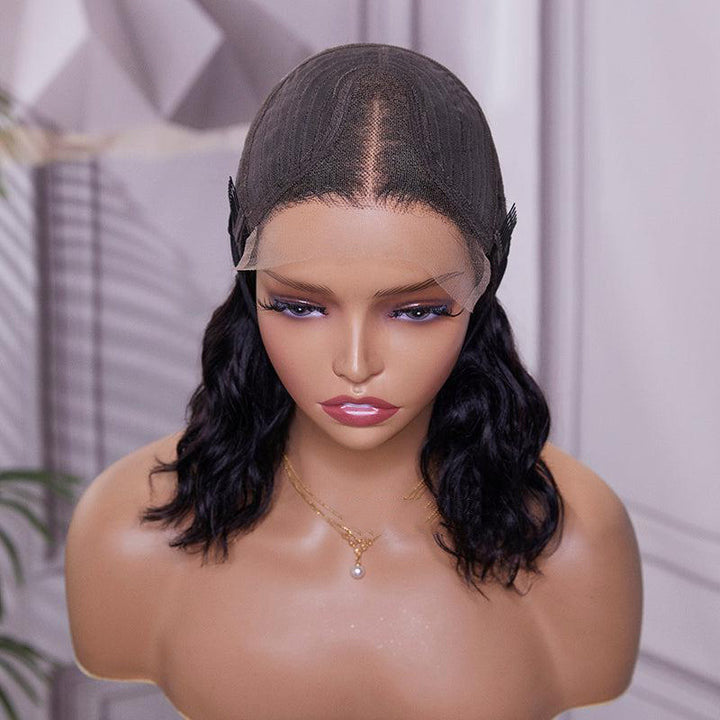 Casual Front Lace Wig – Real Hair for Women’s Fashion3