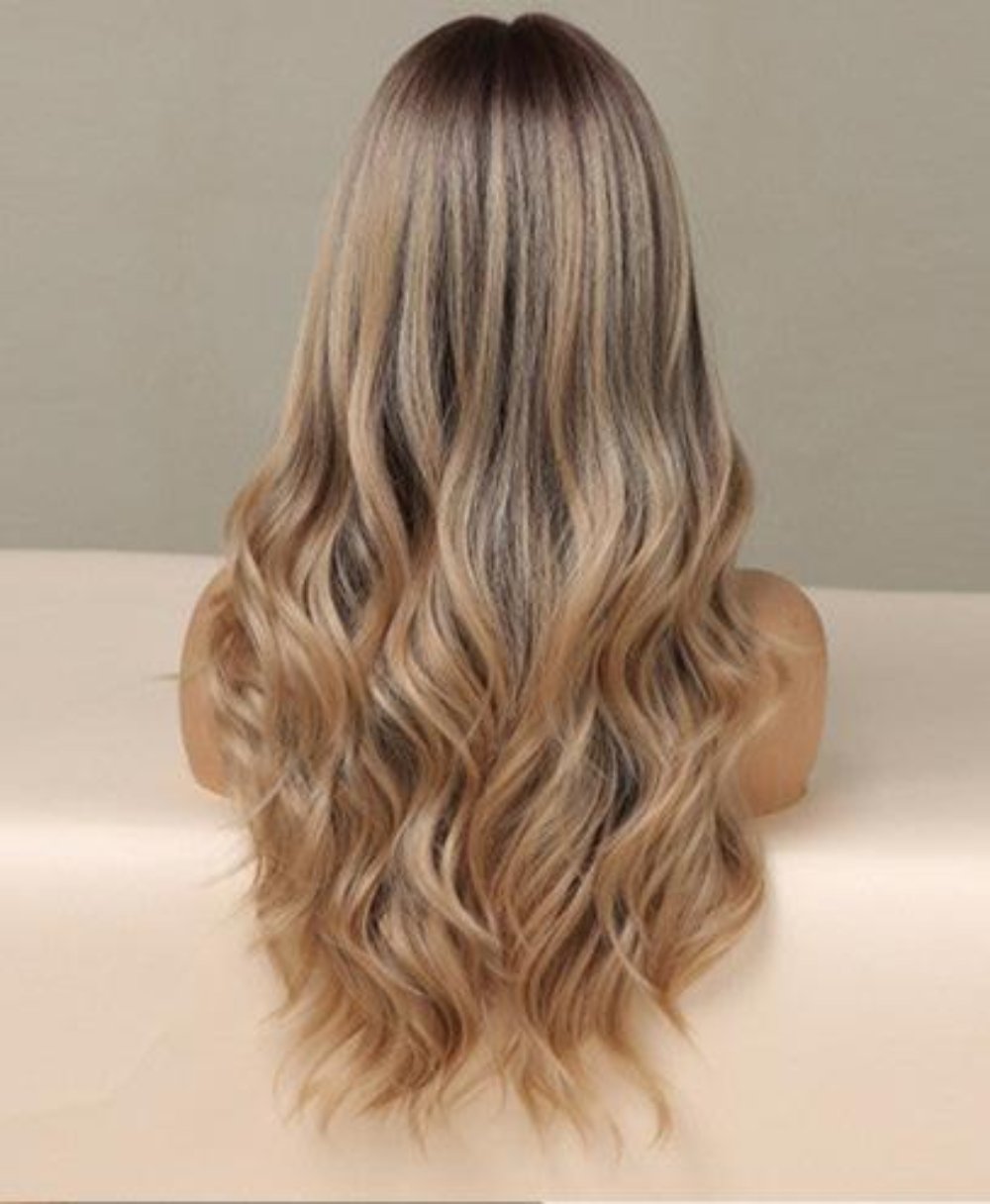 Charming Long Wavy Wig with Oblique Fringe | Sweet & Cute Style for Women