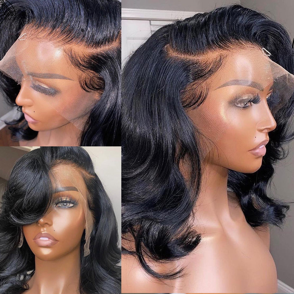 Chic Partial Short Curly Wave Wig | High-Temp Fiber | Multiple Lengths