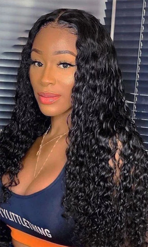 Curly Human Hair Lace Wig for Women – Full Hand-Woven, Natural Look, Multiple Lengths, No Dye or Perming