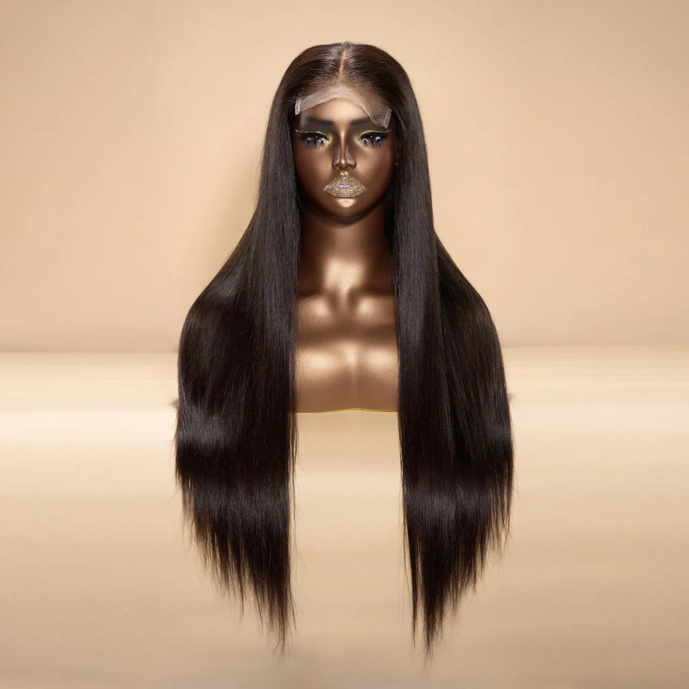 Straight Lace Closure Wig 4x4/5x5/6x6 HD Lace Closure Wig Pre-plucked Straight Human Hair Wig