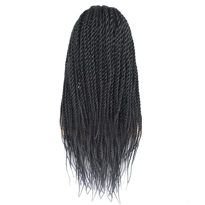 Elegant African Front Lace Wig – Long Dirty Rock Braids for Ladies
