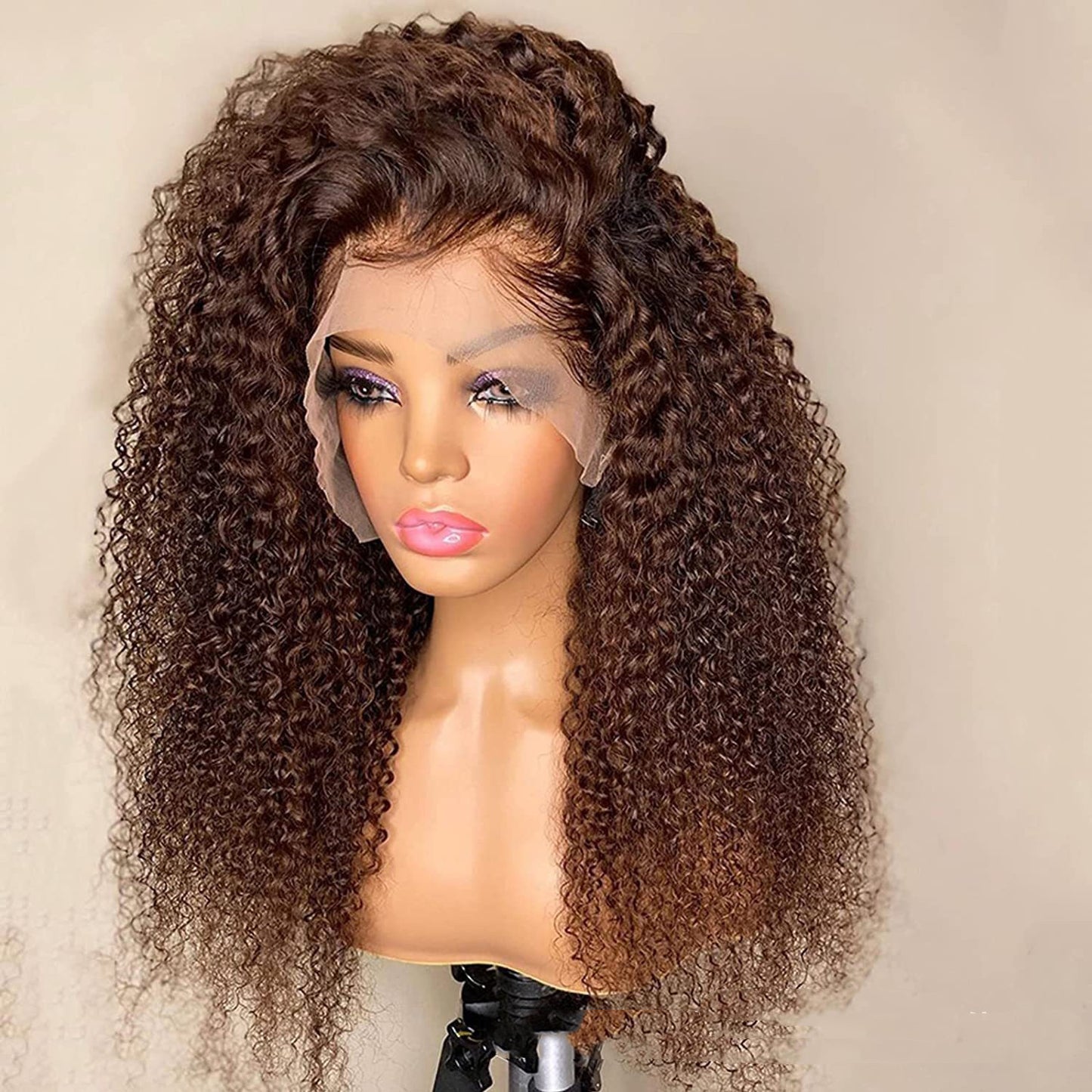 European & American Front Lace Wig – Natural Korean Silk Hair