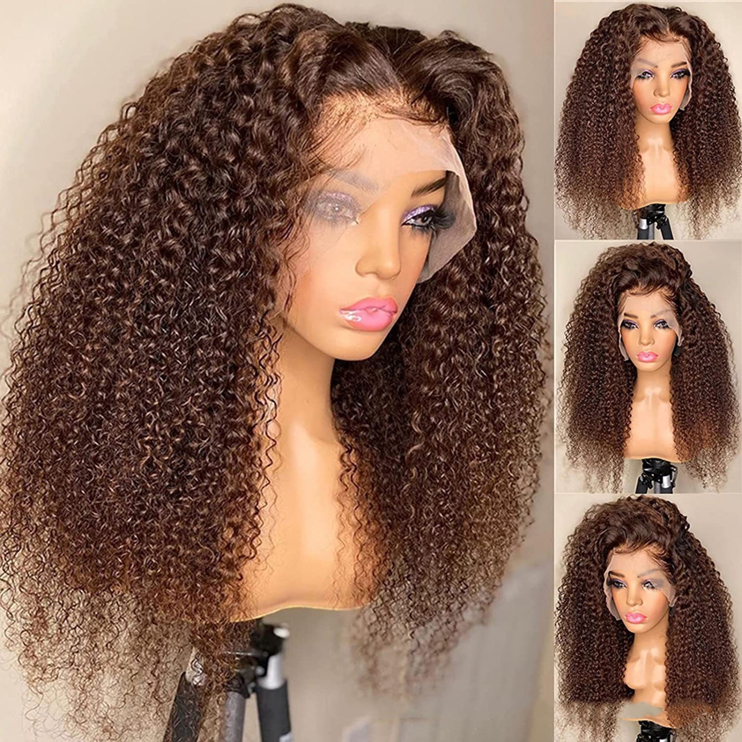 European & American Front Lace Wig – Natural Korean Silk Hair