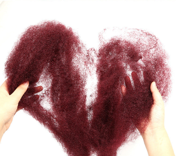 European and American Mid-Length Real Hair Wig - Versatile Bangs, Multiple Colors Available5