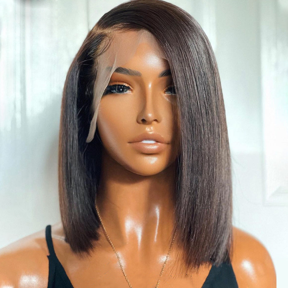 Exotic Super Double Drawn 13x4 Brown Lace Frontal Wig – Real Human Hair3