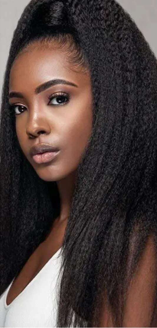 Exotic U-Part Real Hair Wig – Medium to Long Length, Natural Color, Versatile Bangs1