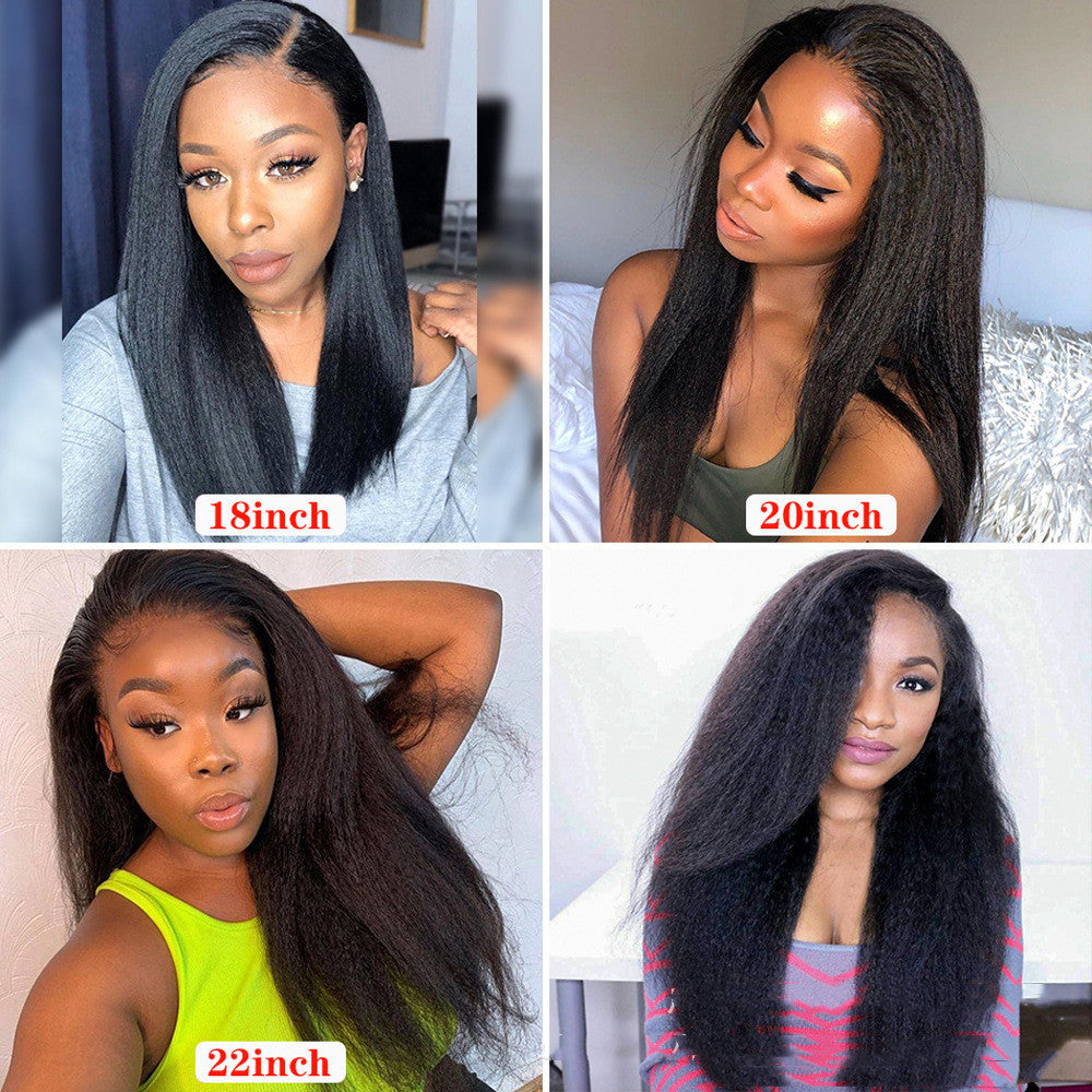 Exotic Women's Curly Lace Front Wig – Real Human Hair, Multiple Lengths3