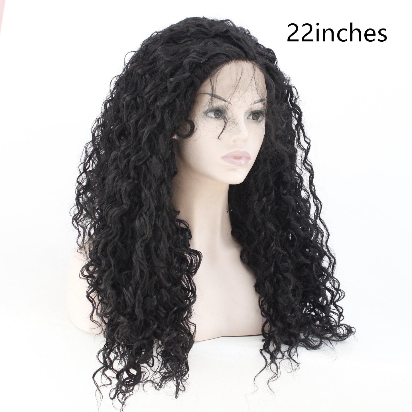 Fashion Partial Long Curly Hair Chemical Fiber Wig – Exotic Style, Lifelike Curly Texture, Heat-Friendly, for Ladies