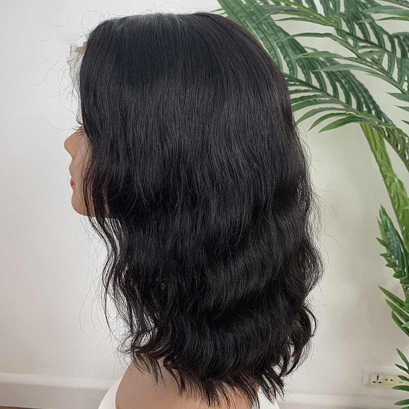 Front Lace Bob Headgear Bobo Wig | Body Wave Real Human Hair | Dyeable & Ironable | Natural Style for Ladies4