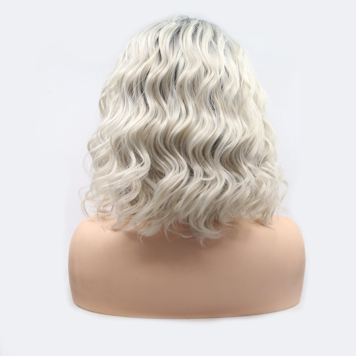 Front Lace High-Temperature Fiber Wig for Women - Style 0140, Dyeable & Versatile