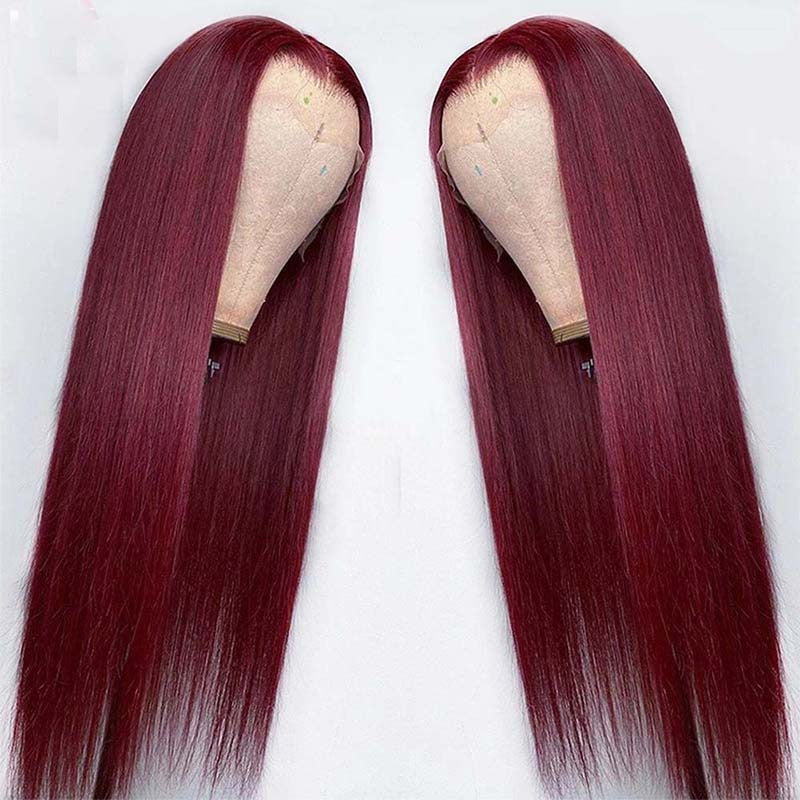 Full Headgear Long Straight Front Lace Wig | Real Human Hair | Fully Hand-Woven | Dyeable | Smooth, Natural Look3