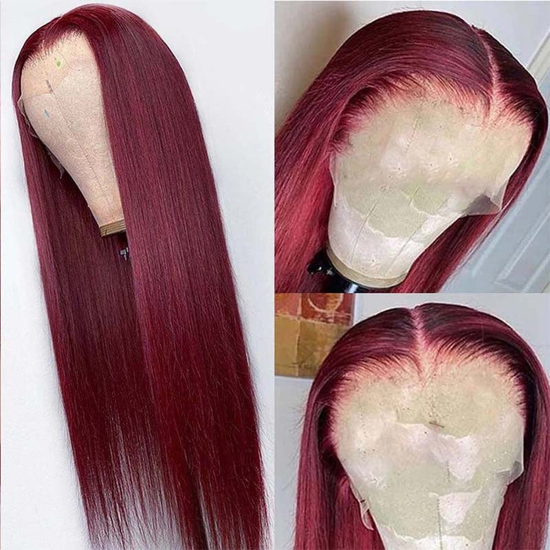 Full Headgear Long Straight Front Lace Wig | Real Human Hair | Fully Hand-Woven | Dyeable | Smooth, Natural Look4