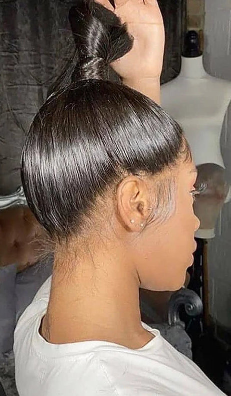 360 Lace Frontal Body Wave Wig – HD Transparent Lace, Human Hair, Versatile for Ponytail Styles