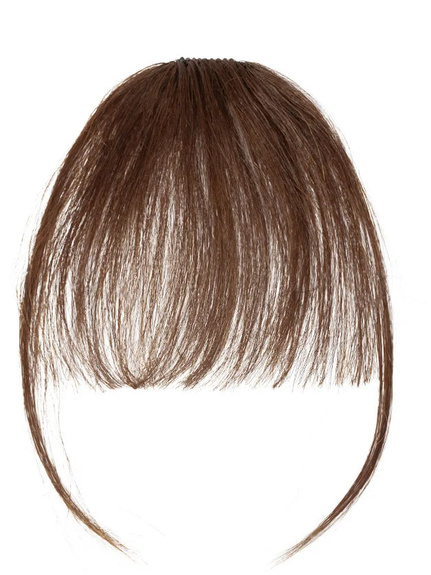 100% Human Hair Thick & Air Bangs – Clip-In Hairpiece for Natural & Elegant Style