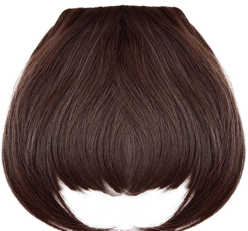 Blunt Bangs Clip-In Hair Extension – Soft Kanekalon Synthetic Hair for Instant Volume & Style