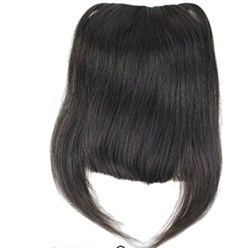 100% Virgin Human Hair Clip-In Fringe – Straight, Dyeable & Easy-to-Wear