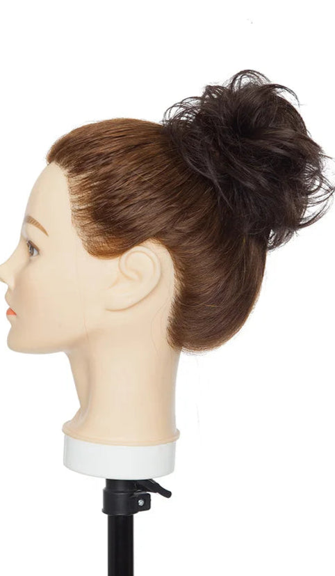 Premium Human Hair Chignon Bun – Lightweight, Natural, and Bouncy Hair Loop
