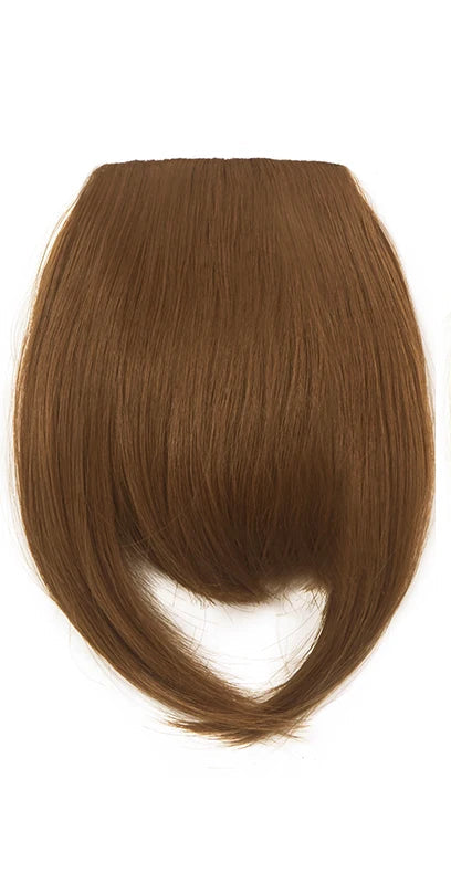 Kanekalon Clip-In Blunt Bangs Hair Extension – Frosted Color, Easy Fit & Washable