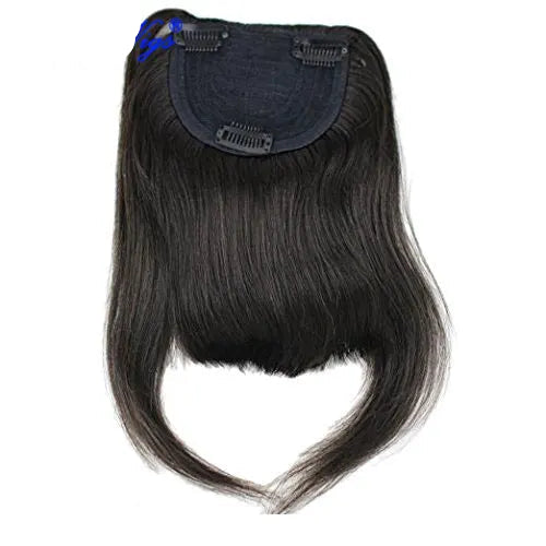 100% Virgin Human Hair Clip-In Fringe – Straight, Dyeable & Easy-to-Wear