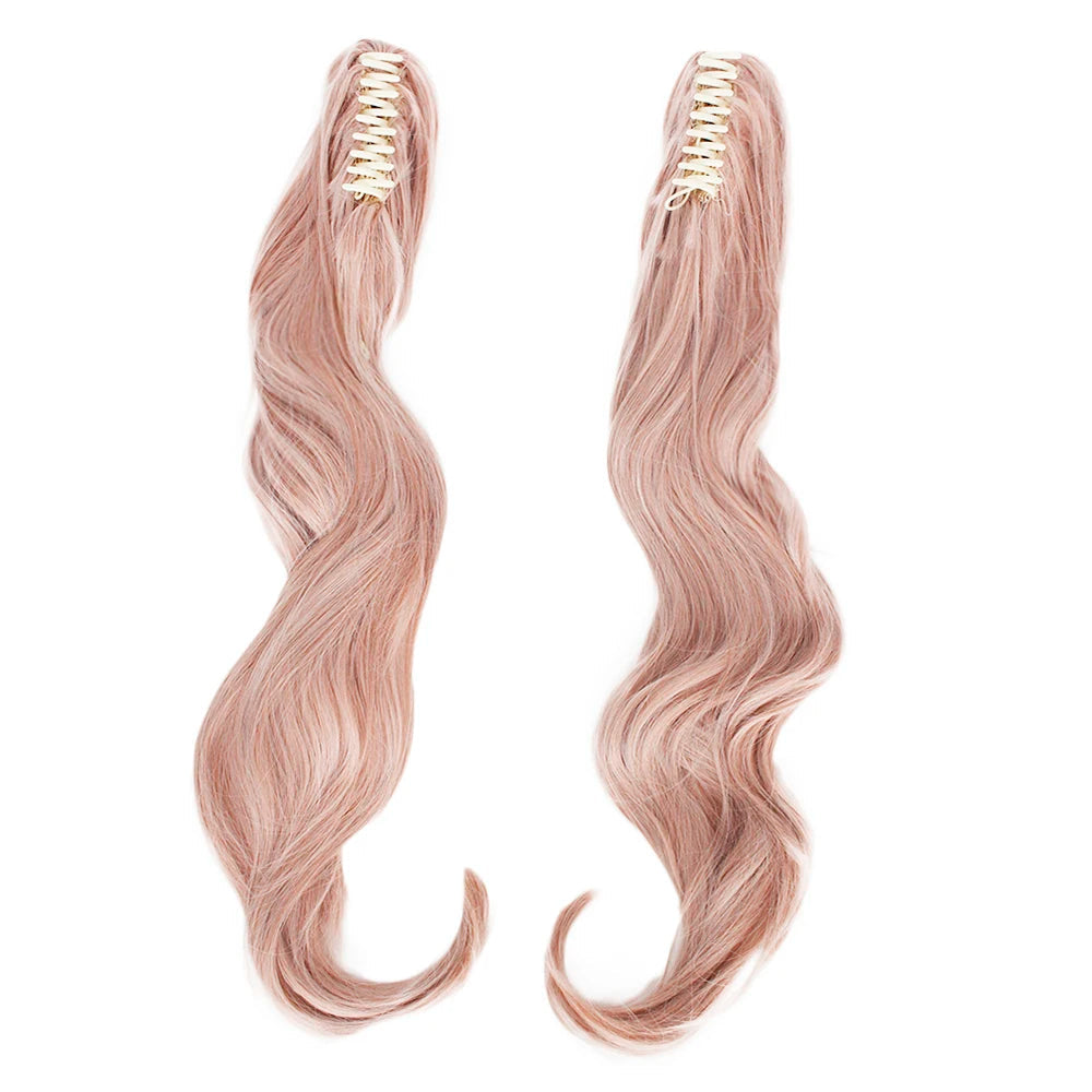 ANOGOL Danganronpa Enoshima Junko Cosplay Wig – Long Pink Synthetic Wig with Adjustable Cap for Halloween & Anime Parties