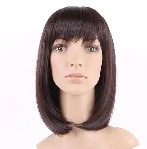 Long Straight Synthetic Wig for Women - 26+ Inches High Temperature Fiber Regular Wig, Perm & Dye Available