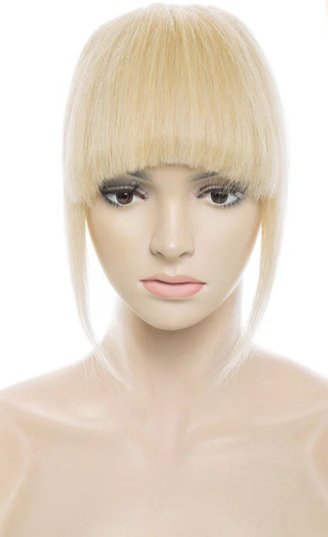 100% Human Hair Thick & Air Bangs – Clip-In Hairpiece for Natural & Elegant Style