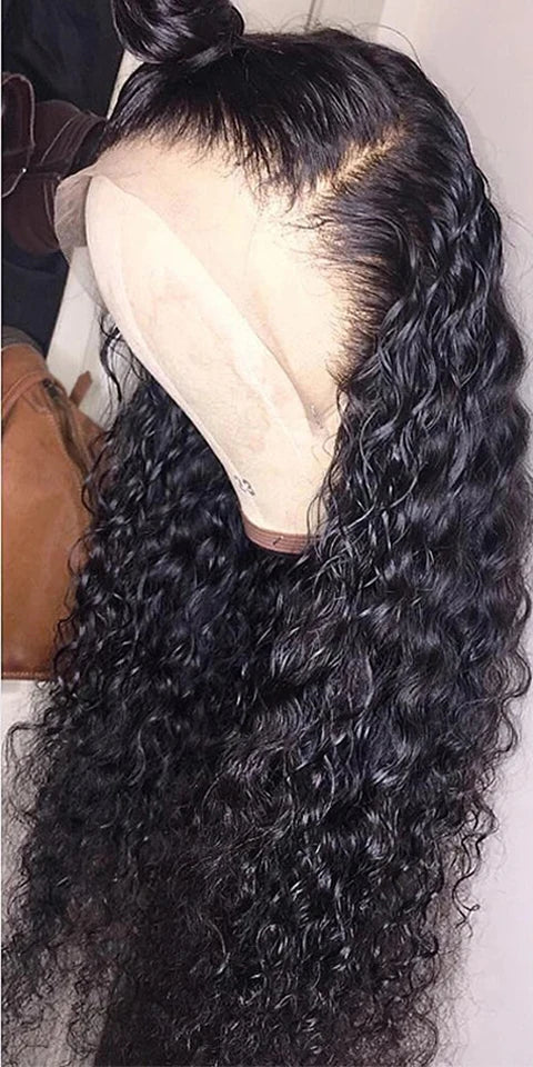 32-Inch Deep Wave Indian Lace Front Wig – Transparent HD Lace, 13x6, 13x4, and 4x4 Options