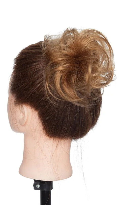 Premium Human Hair Chignon Bun – Lightweight, Natural, and Bouncy Hair Loop