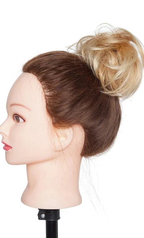 Premium Human Hair Chignon Bun – Lightweight, Natural, and Bouncy Hair Loop