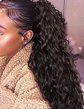 24-Inch Corn Wave Wavy Claw Clip Ponytail – Premium Synthetic, Heat-Resistant, Multi-Color Options