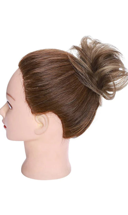 Premium Human Hair Chignon Bun – Lightweight, Natural, and Bouncy Hair Loop
