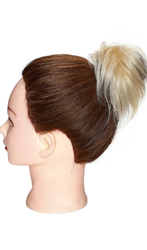 Premium Human Hair Chignon Bun – Lightweight, Natural, and Bouncy Hair Loop