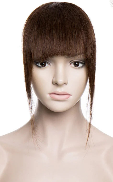 100% Human Hair Thick & Air Bangs – Clip-In Hairpiece for Natural & Elegant Style