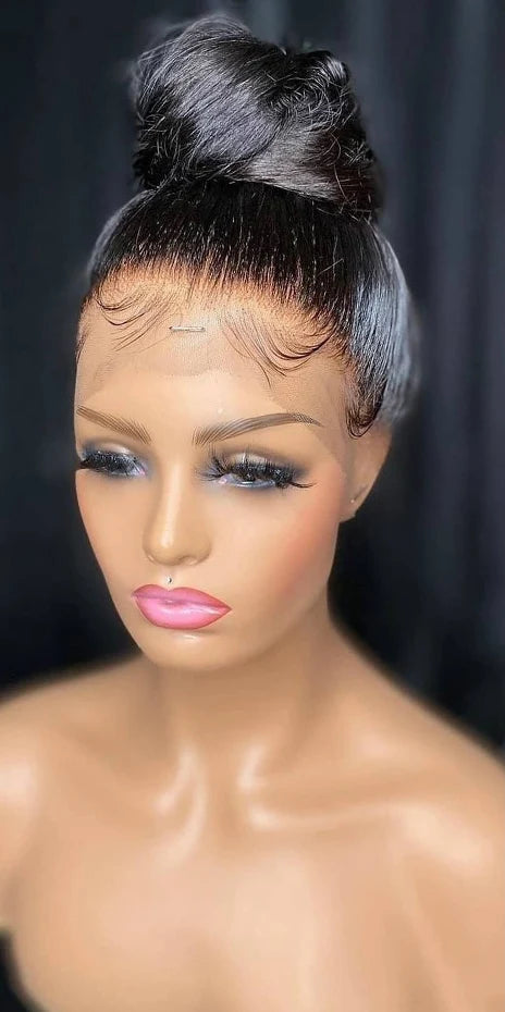 360 Lace Frontal Body Wave Wig – HD Transparent Lace, Human Hair, Versatile for Ponytail Styles