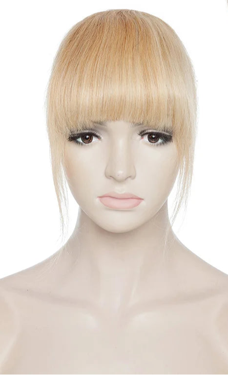 100% Human Hair Thick & Air Bangs – Clip-In Hairpiece for Natural & Elegant Style