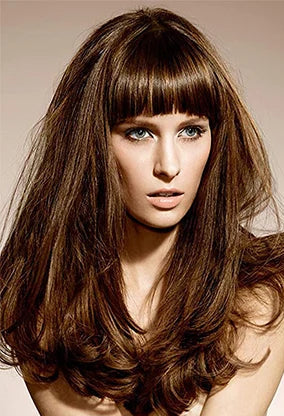 Blunt Bangs Frosted Clip-In Hair Extensions – Kanekalon Synthetic, Comfortable & Washable, Natural Look