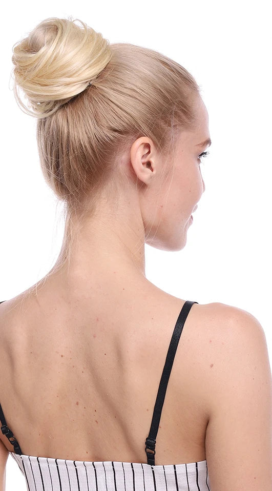 Premium Human Hair Chignon Bun – Lightweight, Natural, and Bouncy Hair Loop