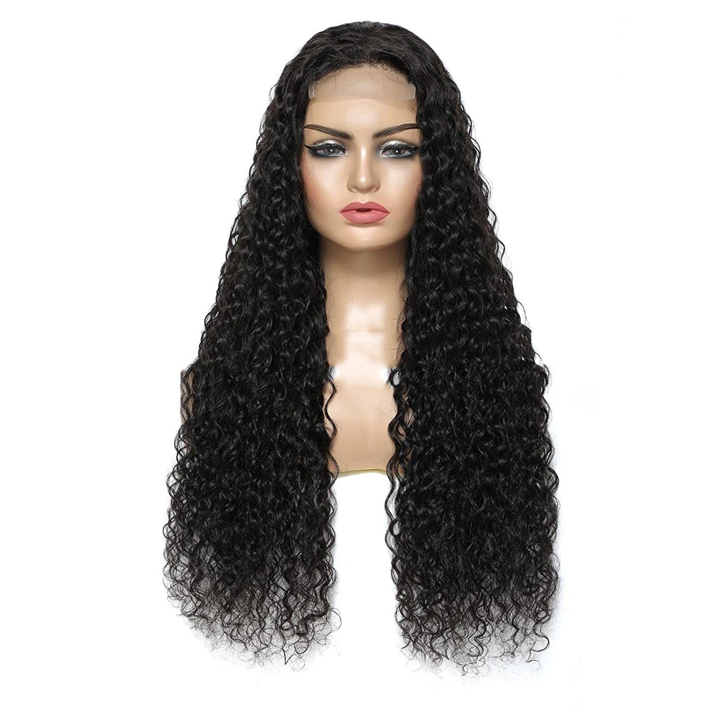 Hot Ladies Front Lace Curly Wig – High Temperature Resistant, Long Curly Style, 13x3.5 Lace, Available in Multiple Lengths