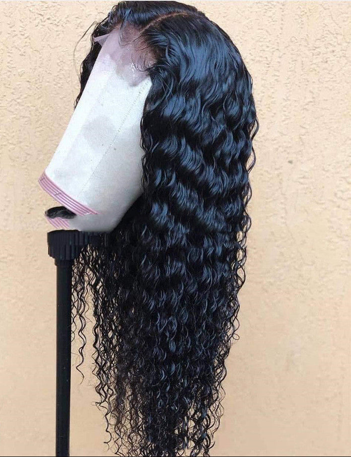 Hot Ladies Front Lace Curly Wig – High Temperature Resistant, Long Curly Style, 13x3.5 Lace, Available in Multiple Lengths