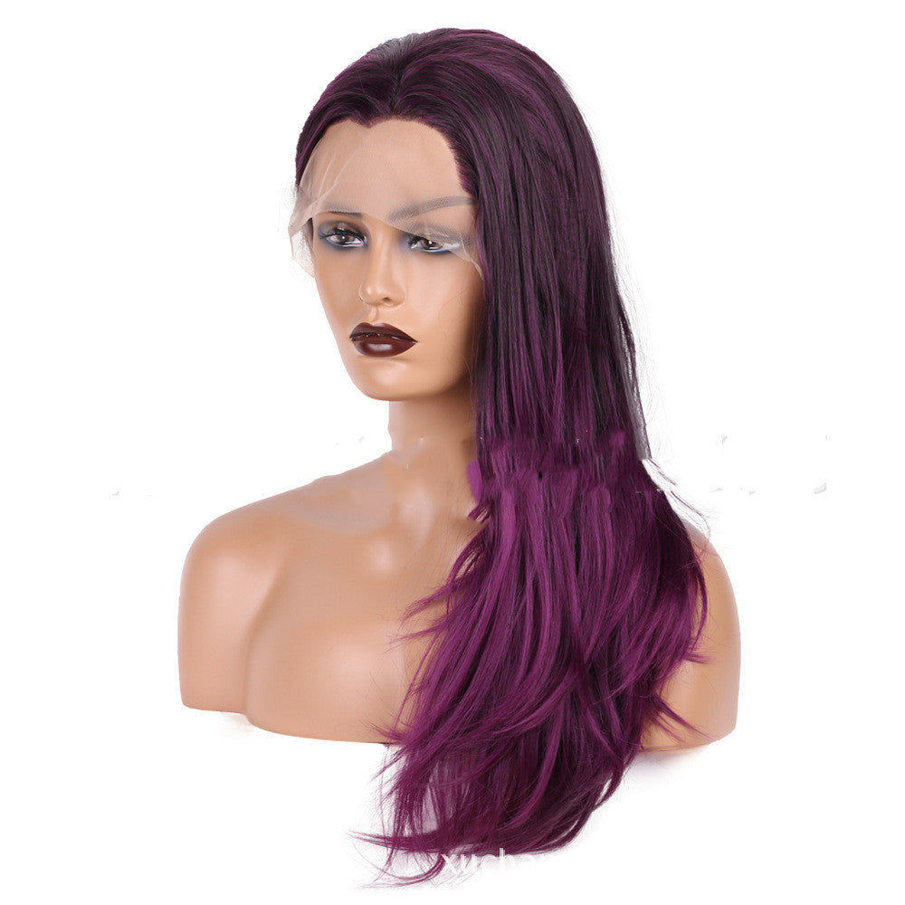 Ladies Chemical Fiber Lace Wig - Long & Lightweight Headgear