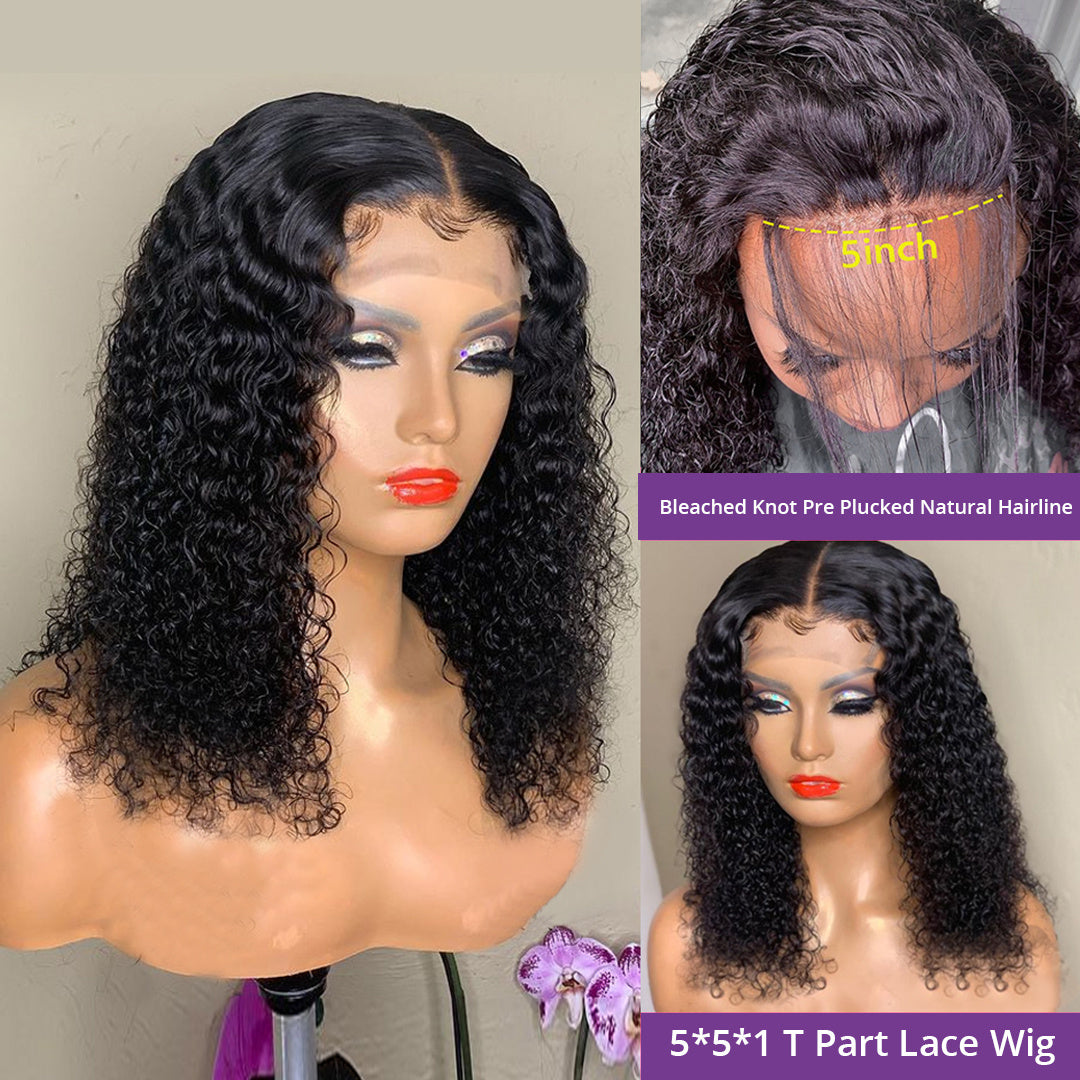 Luxurious Short Bob Human Hair Wig – Swiss Lace, Transparent Lace, Various Densities Available6