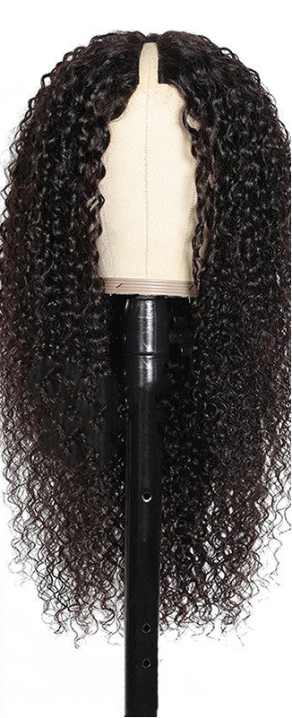 Luxurious V-Shaped Curly Human Hair Headband | High-Density, Versatile Styling2