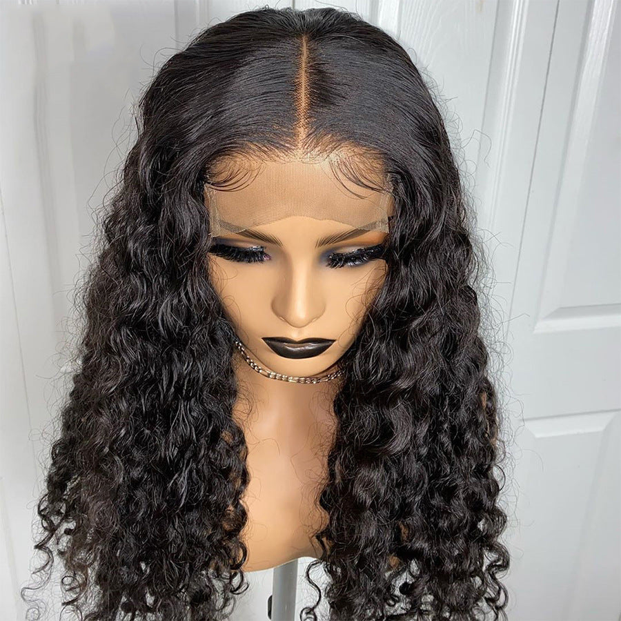 Luxury T-Type Front Lace Burmese Hair Wigs – Natural, Dyeable & Perfect for All Skin Tones (8"-22")2