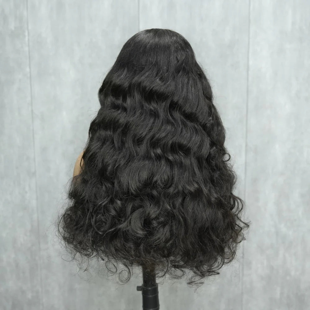 Hair Miss Flawless Tiny Knots 5x5 HD Lace Wand Curl Wig 100% Human Hair Wig Single Doner Hair